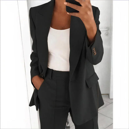 Conjunto de blazer y pantalón