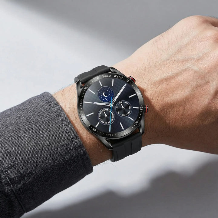 Kronova - Reloj inteligente con esfera redonda para el seguimiento de la salud