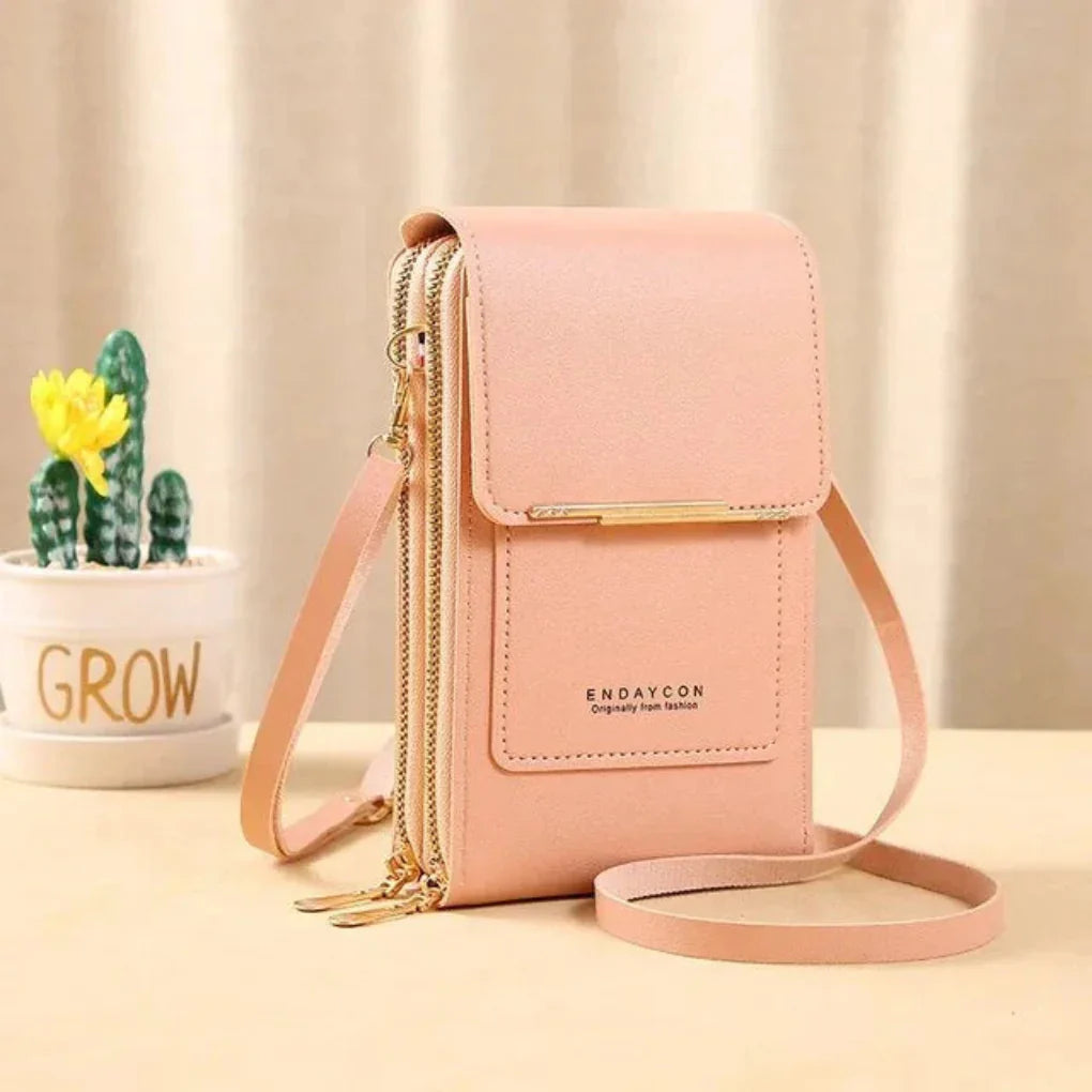 Bolso de hombro con pantalla táctil para mujer