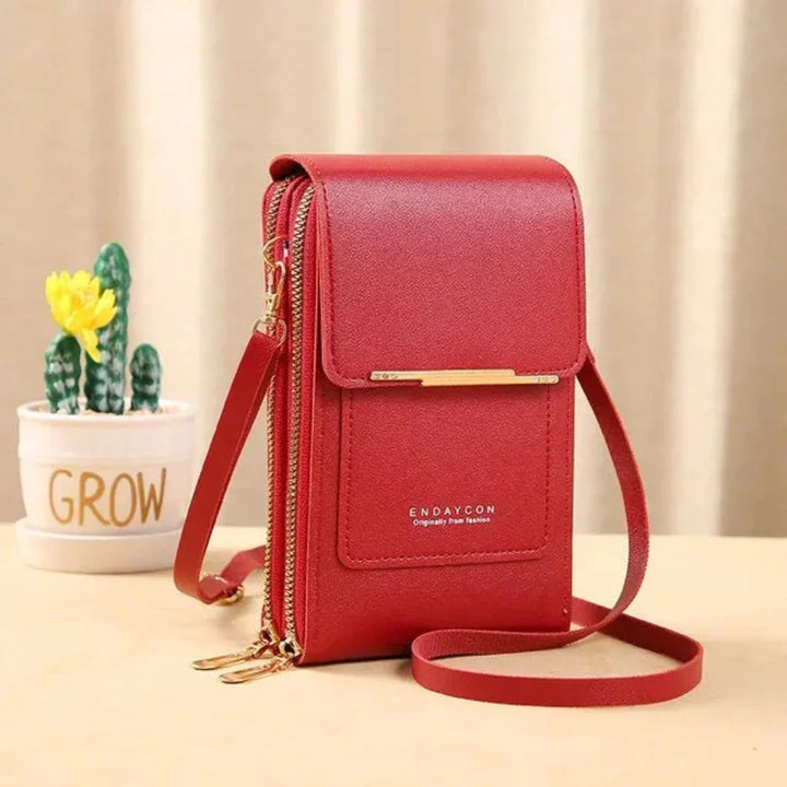 Bolso de hombro con pantalla táctil para mujer