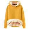 Sudadera con capucha para mujer, suave y cálida, con un cómodo forro polar