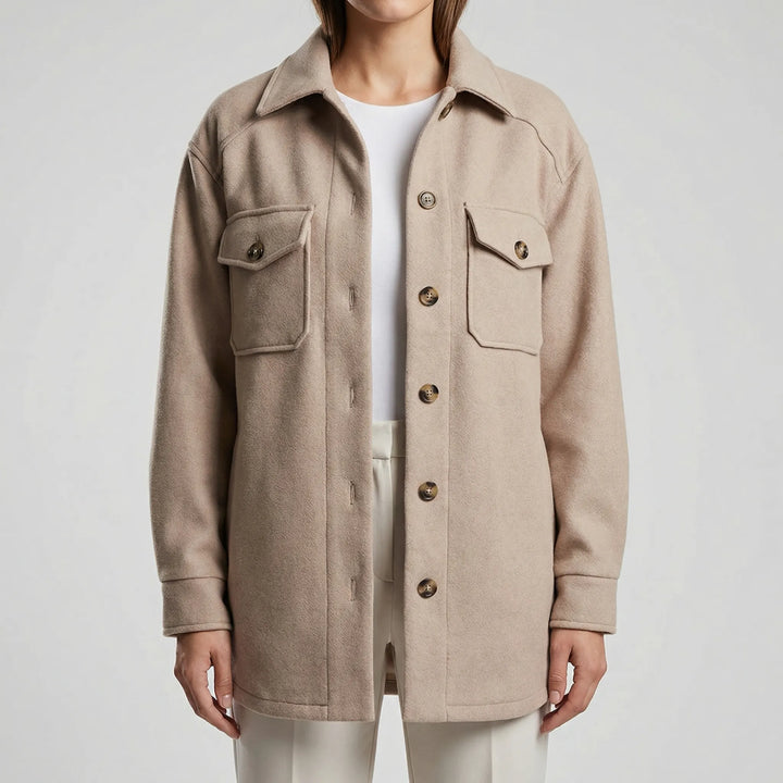 Laxelle - Chaqueta de mujer extragrande con hombros caídos