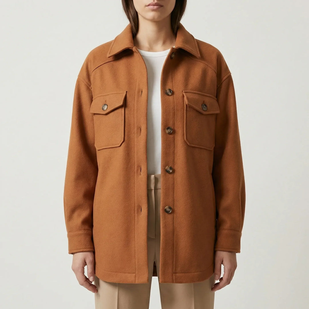 Laxelle - Chaqueta de mujer extragrande con hombros caídos