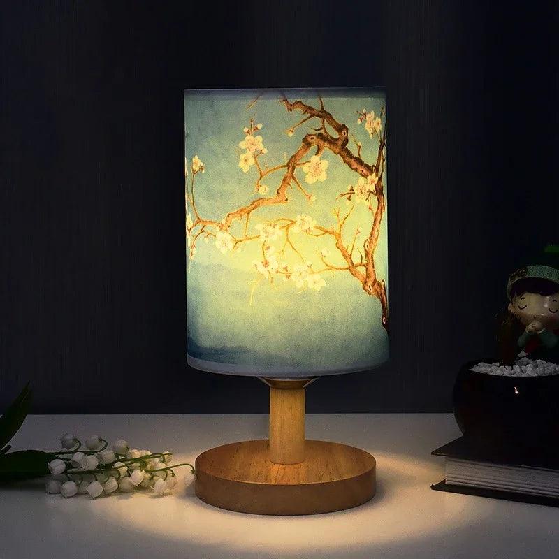 SakuraLume | Lámpara de Mesa Japandi con Elegancia