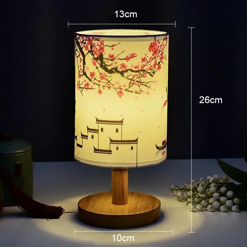 SakuraLume | Lámpara de Mesa Japandi con Elegancia