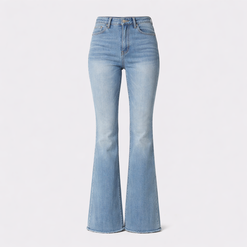 Jeans Ajustados de Cintura Alta para Mujeres