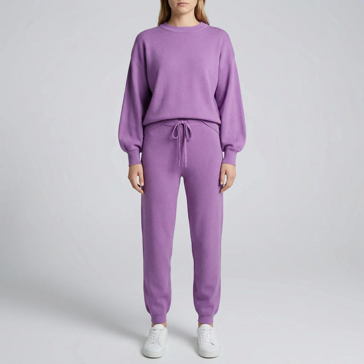 Lounovex - Conjunto a juego de sudadera y pantalón deportivo