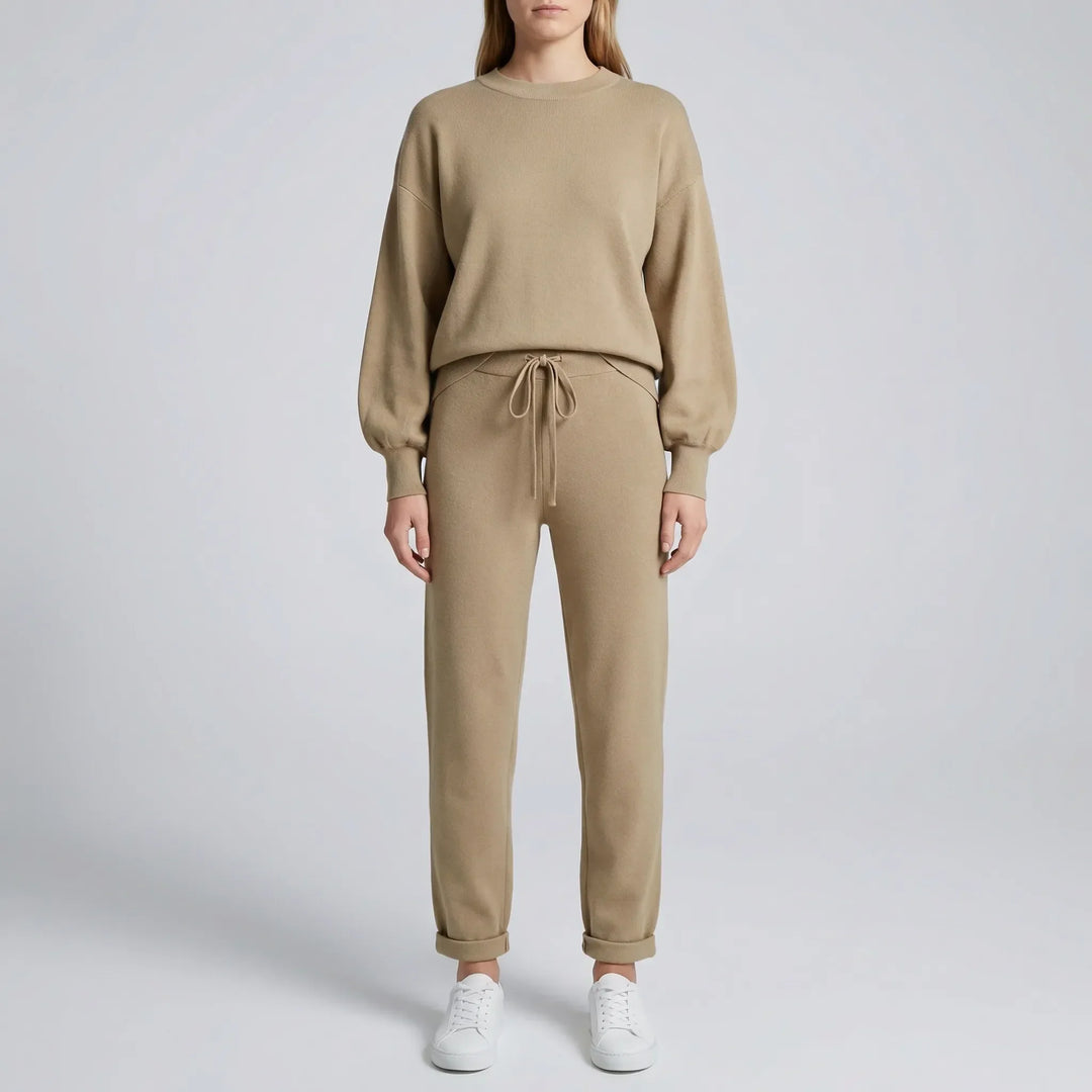 Lounovex - Conjunto a juego de sudadera y pantalón deportivo