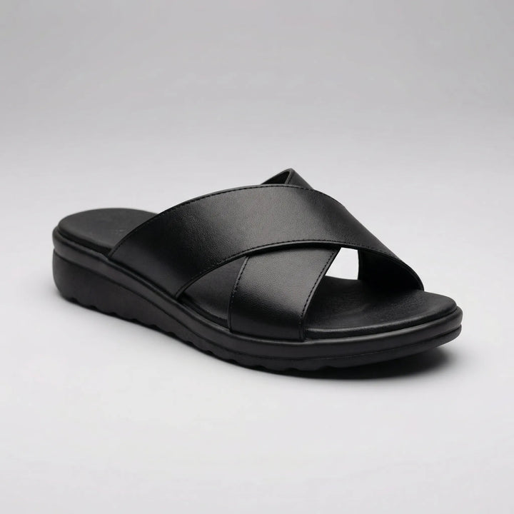 Lumastep - Sandalias de plataforma con tiras cruzadas