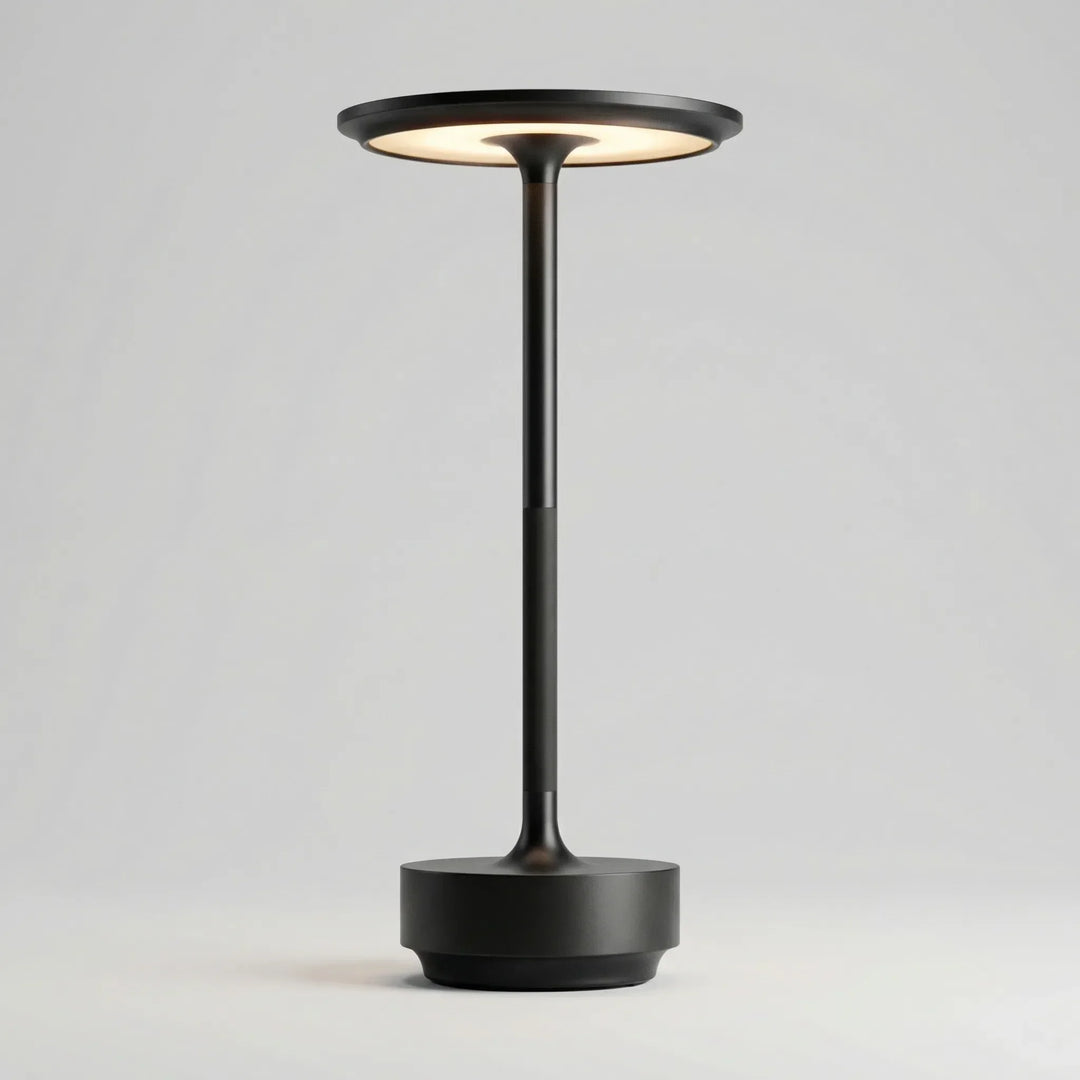 Lámpara de mesa inalámbrica recargable y regulable Lumivare