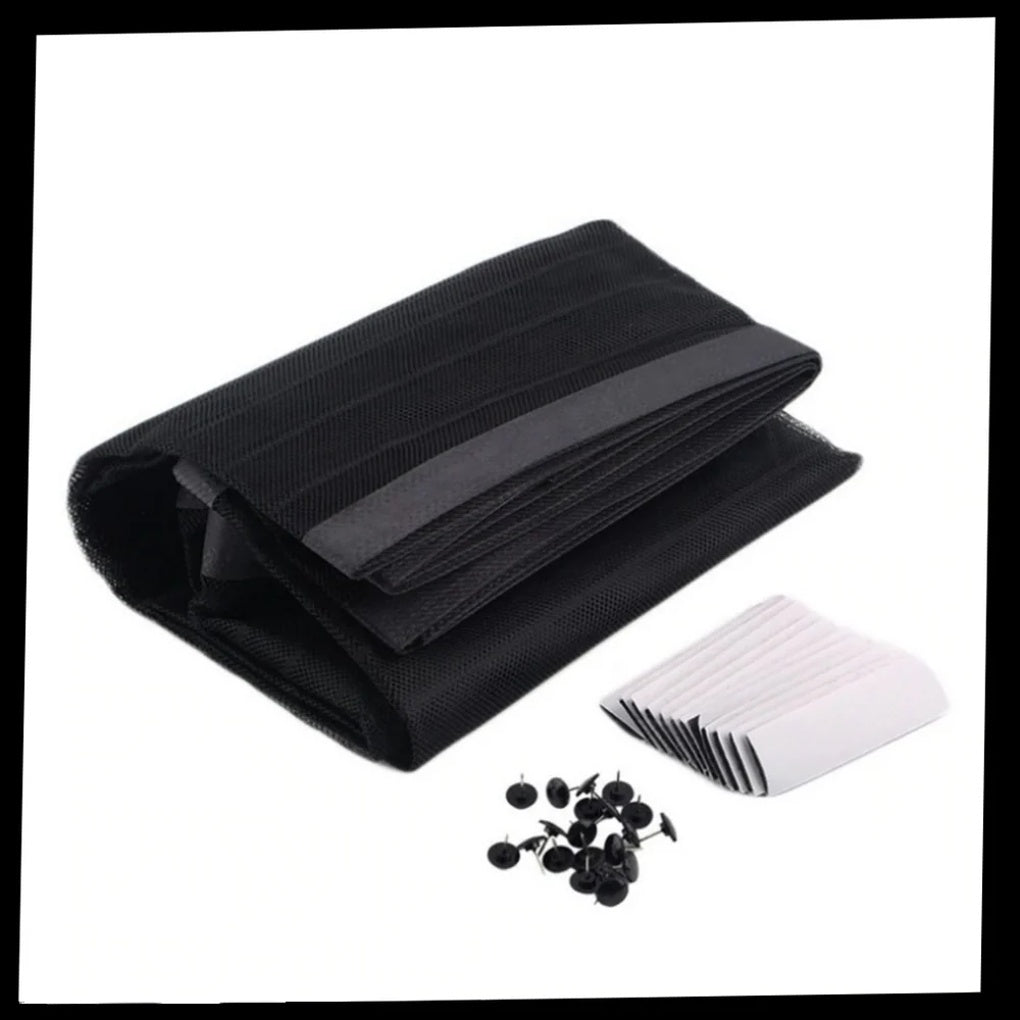 Puerta mosquitera magnética: barrera antiinsectos manos libres