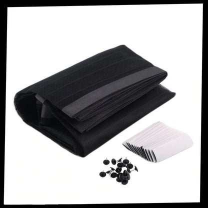 Puerta mosquitera magnética: barrera antiinsectos manos libres