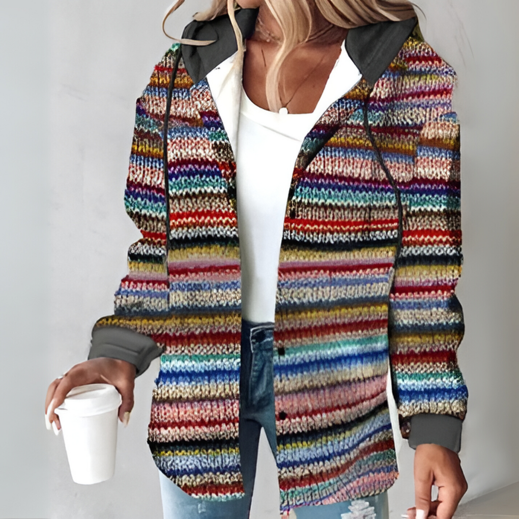 Abrigo Acogedor con Capucha para Mujeres