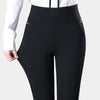 Pantalones cómodos elásticos de cintura alta