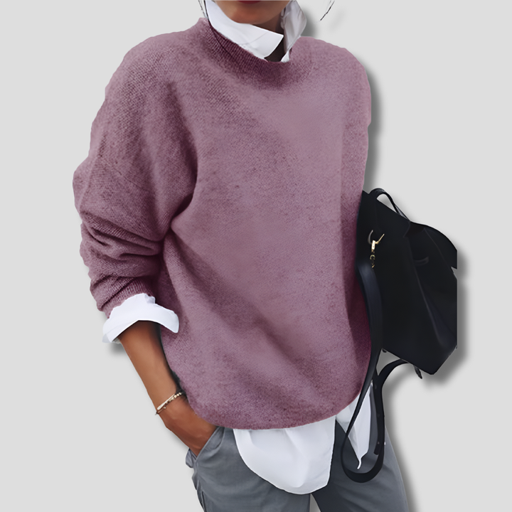Jersey de mezcla similar a la lana para hombre