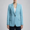 Blazer con solapa de muesca de un solo botón