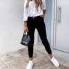 Pantalones ajustados elásticos para mujer