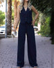 Elegante conjunto de chaqueta sin mangas para mujer