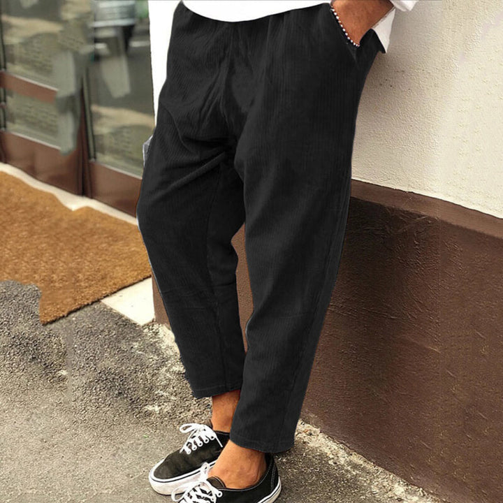 Pantalones Relajados de Corduroy para Hombre