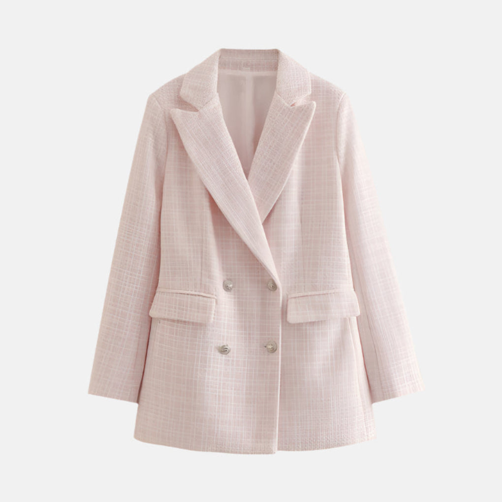 Blazer de Tweed Elegante para Mujeres