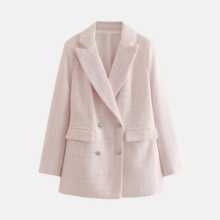 Elegante blazer de tweed para mujer: sofisticación atemporal para cualquier ocasión