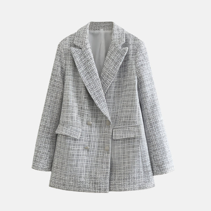 Elegante blazer de tweed para mujer: sofisticación atemporal para cualquier ocasión