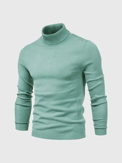 Suéter de cuello alto para hombre
