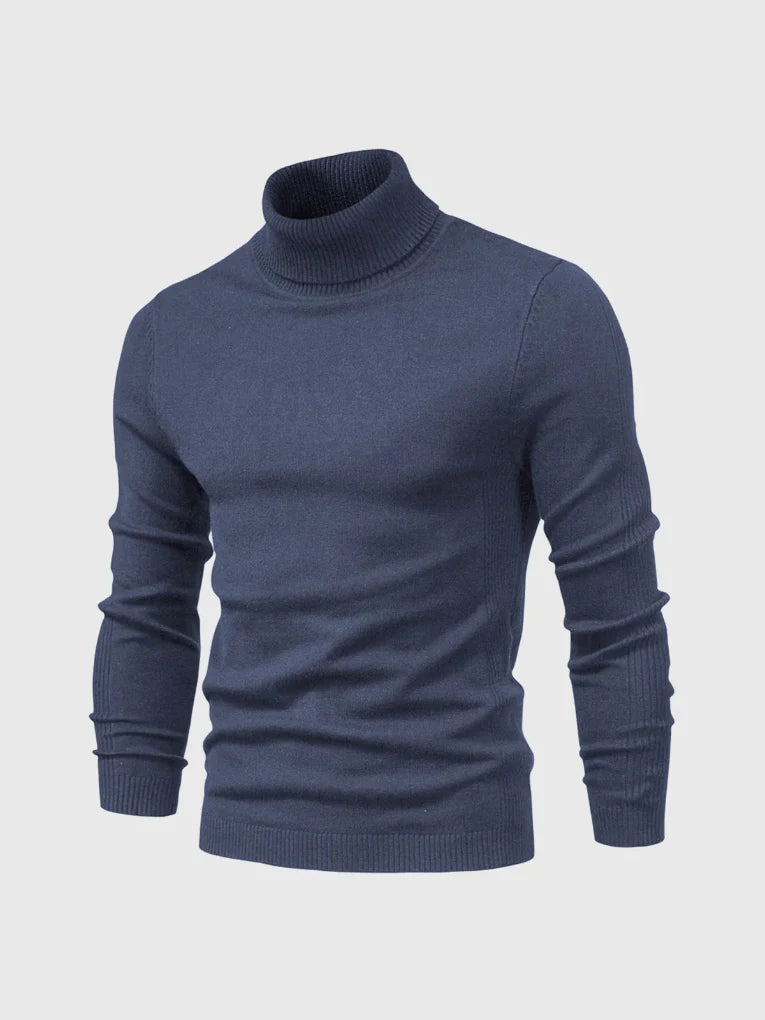 Suéter de cuello alto para hombre