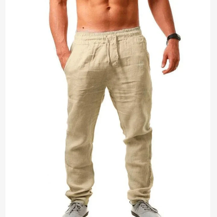 Pantalones de lino para hombre