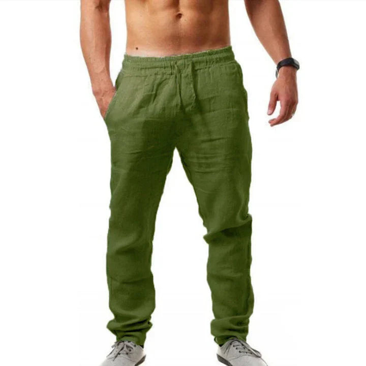 Pantalones de lino para hombre