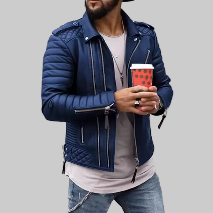 Chaqueta de Cuero Timeless y Robusta para Hombres