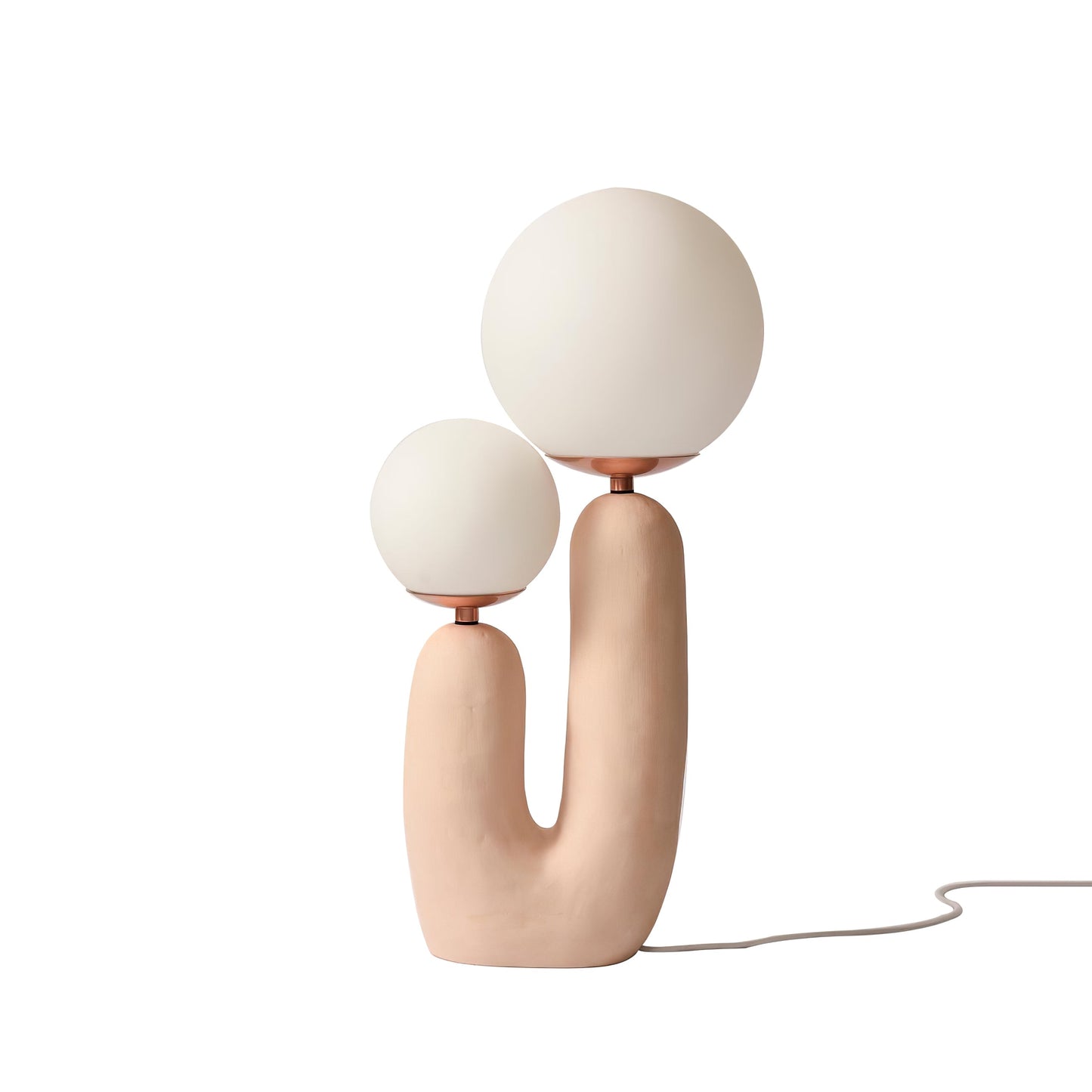 LumiVetro - Lámpara de Mesa Contemporánea de Vidrio y Resina