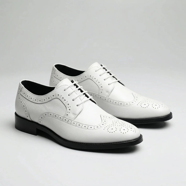 Oxbroque - Zapato de vestir Oxford clásico tipo brogue