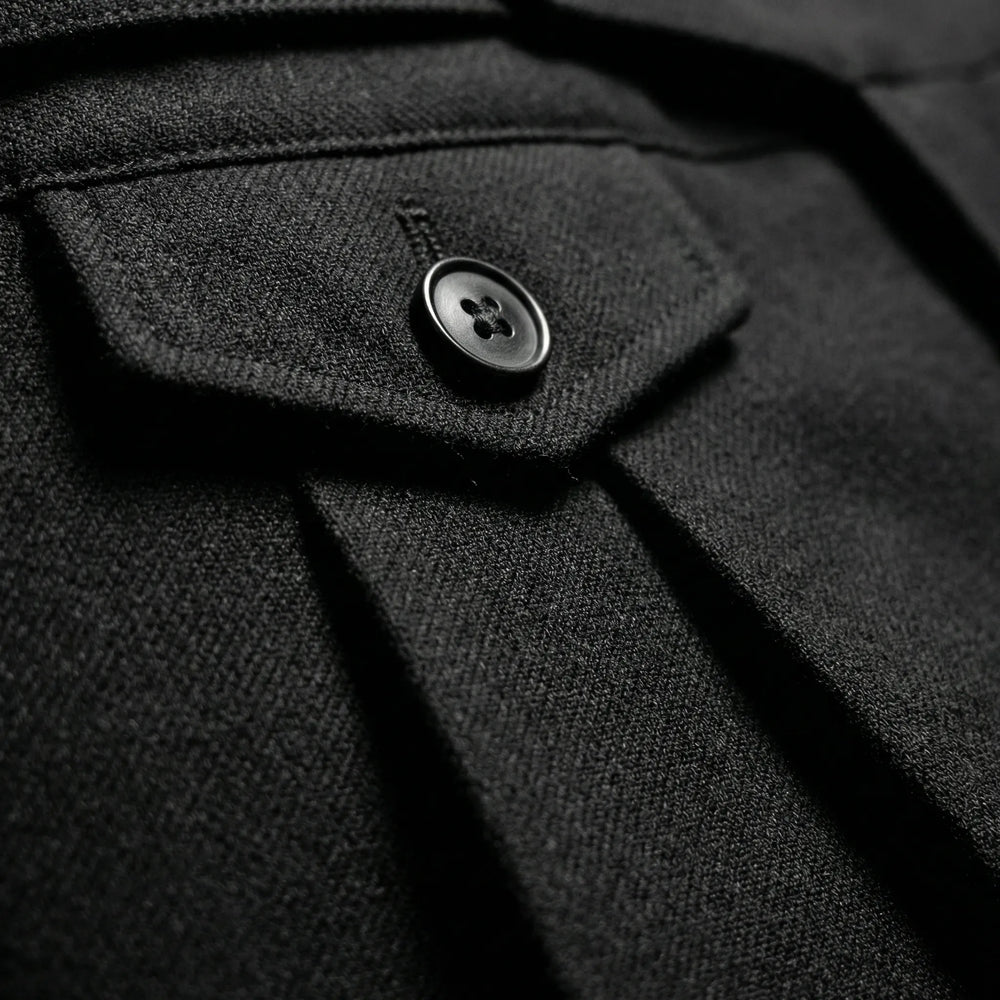 Pleatrix - Pantalones de vestir rectos con pliegues