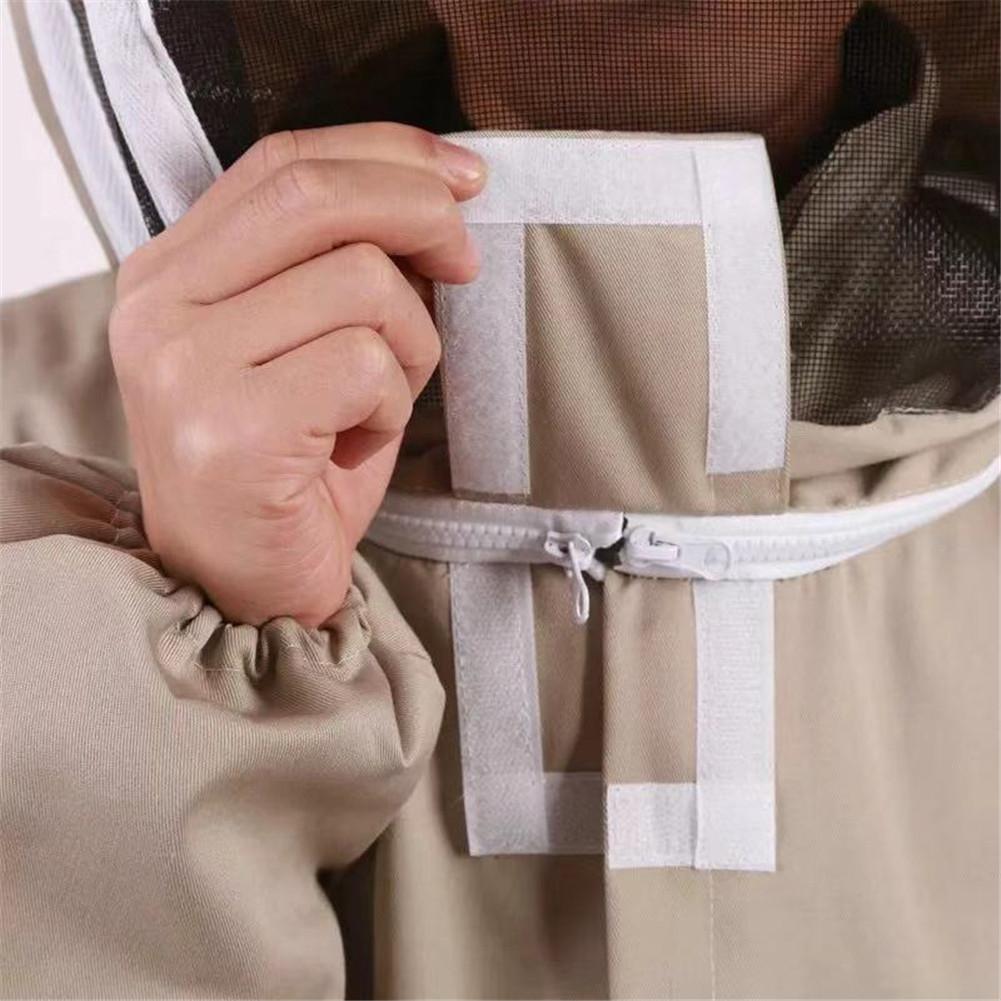 Traje de apicultor profesional de cuerpo completo con ventilación y guantes protectores