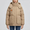 Chaqueta Acolchada con Capucha para Mujeres
