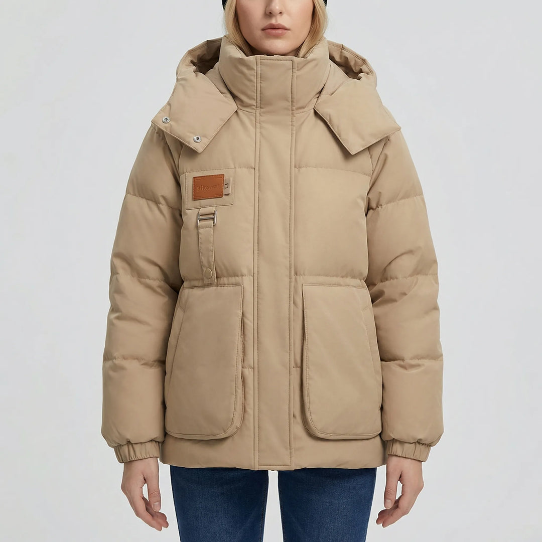 Puffara - Chaqueta acolchada con capucha para mujer
