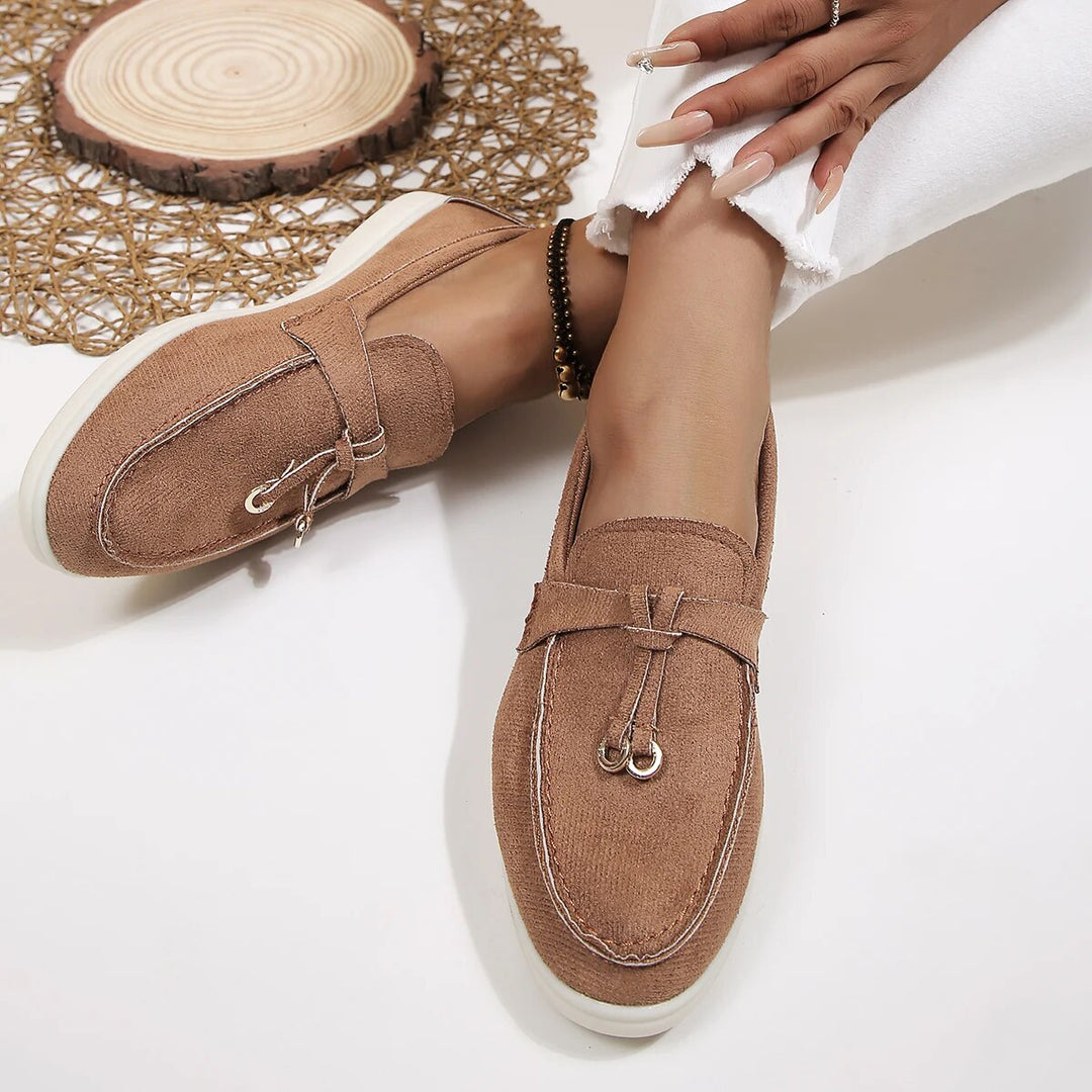 Mocasines cómodos sin cordones para mujer