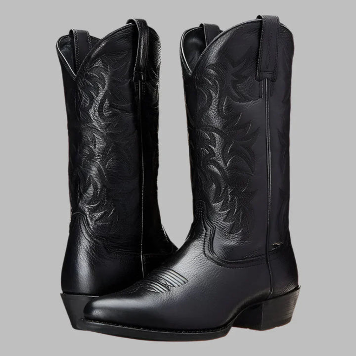 Rangelon - Bota vaquera estilo western sin cordones