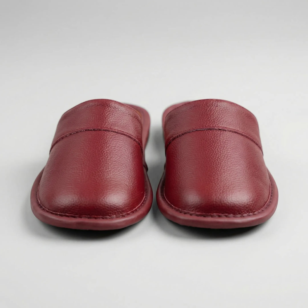 Restilo - Zapatilla de cuero para interior sin cordones
