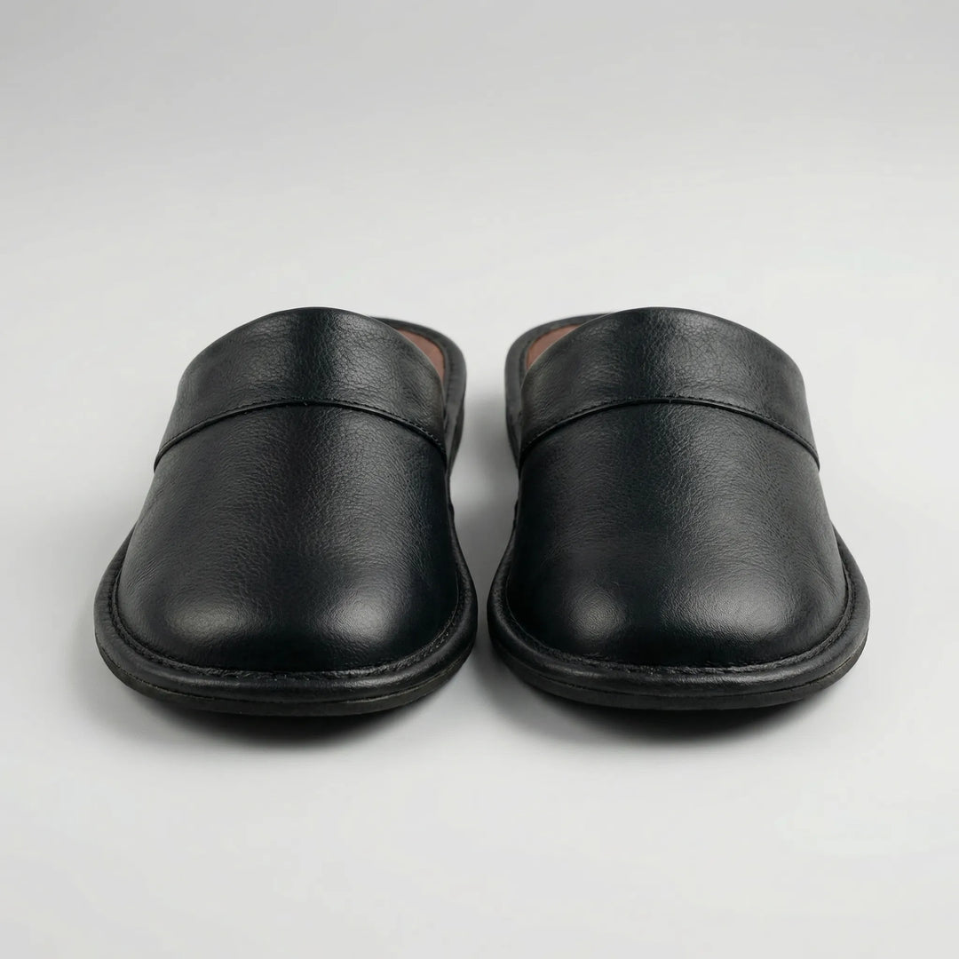 Restilo - Zapatilla de cuero para interior sin cordones