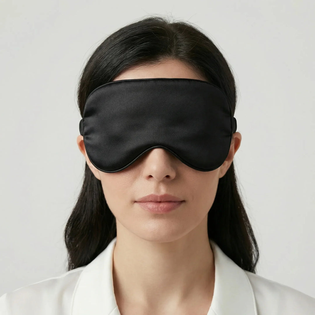 Restova - Mascarilla para dormir ajustable que bloquea la luz