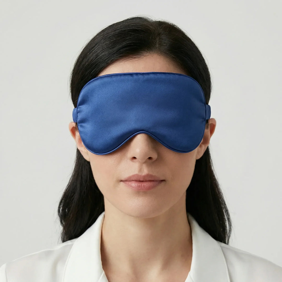 Restova - Mascarilla para dormir ajustable que bloquea la luz