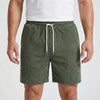 Pantalones Cortos Casuales Textura Acanalada para Hombres