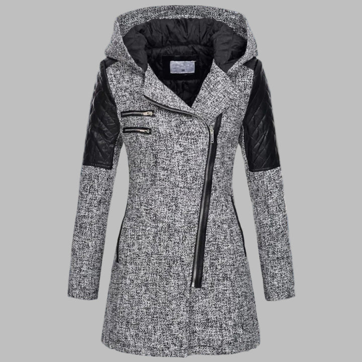 Abrigo Largo de Invierno con Capucha para Mujeres
