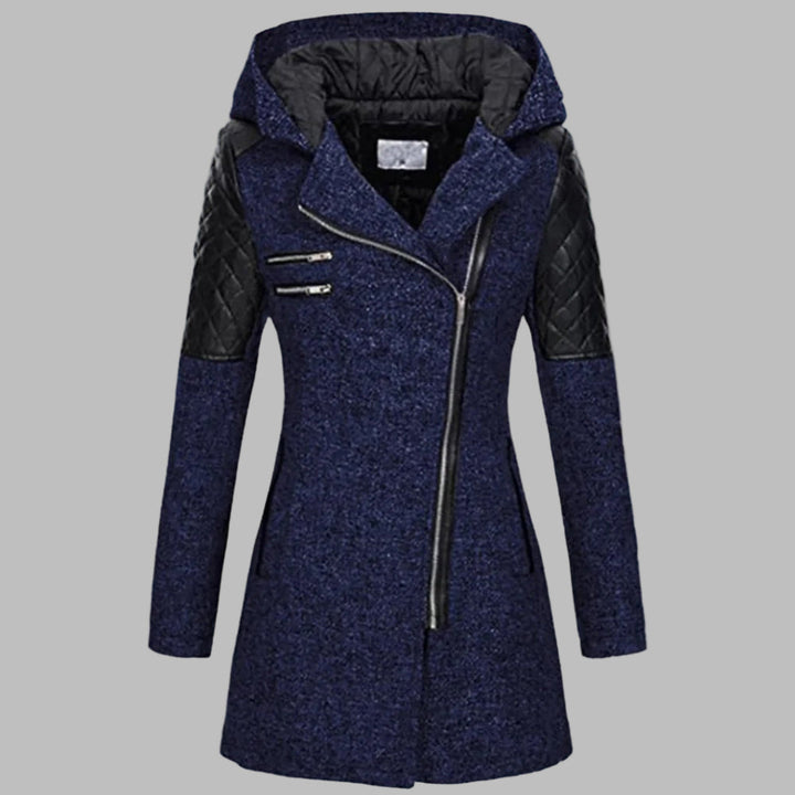 Abrigo Largo de Invierno con Capucha para Mujeres