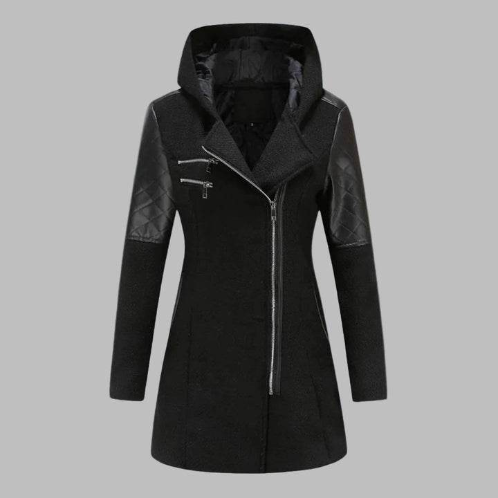 Abrigo Largo de Invierno con Capucha para Mujeres