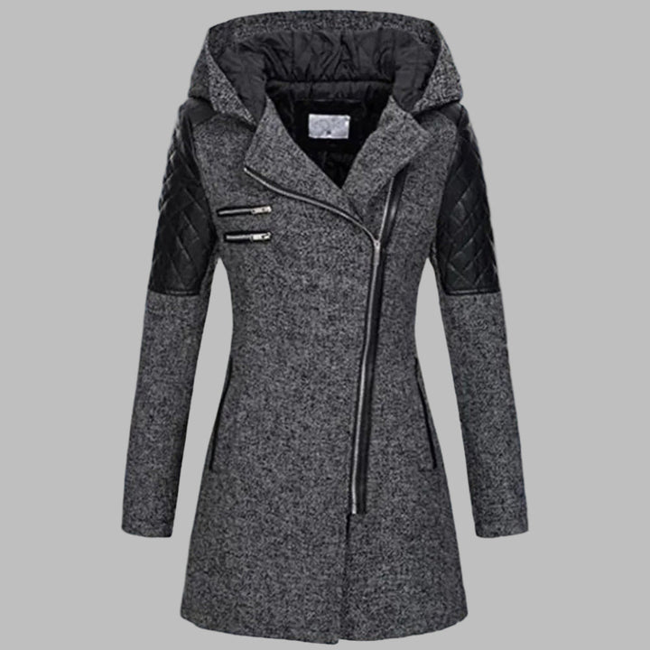Abrigo Largo de Invierno con Capucha para Mujeres