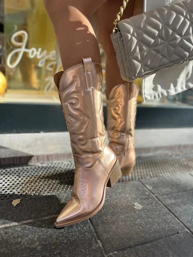 Botas Vaqueras Elegantes para Mujer: Estilo Clásico y Comodidad para el Día a Día