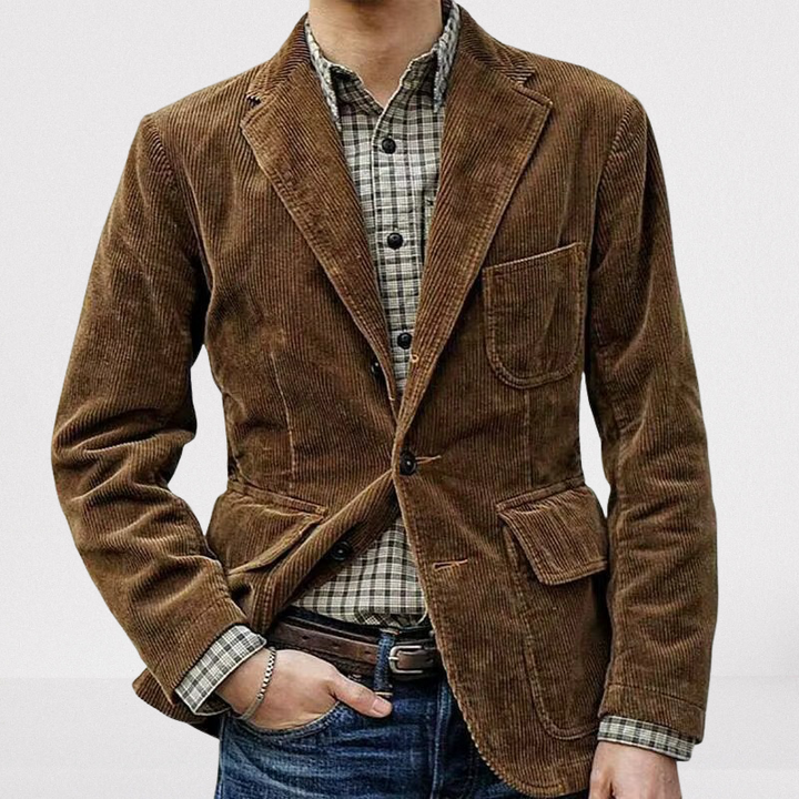 Chaqueta de pana para hombre
